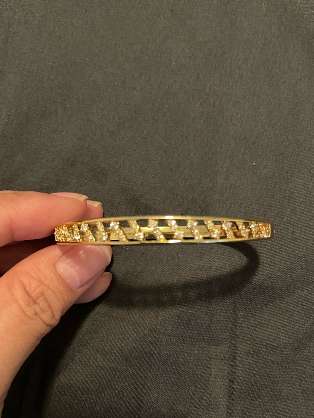 New - 14k gold plated bangle